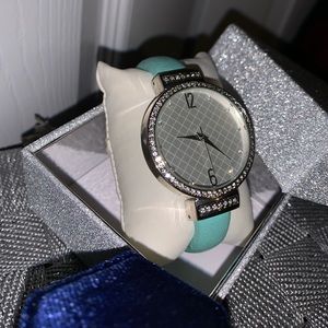 Mint Green Sparkle Watch 😄